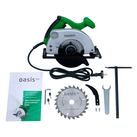 Пила циркулярная сетевая Oasis Eco 140/140 Eco, 1100 Вт, 140 мм