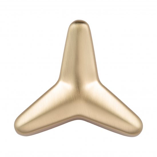 Крючок мебельный Edson 10403-N00-BBR ЦАМ латунь