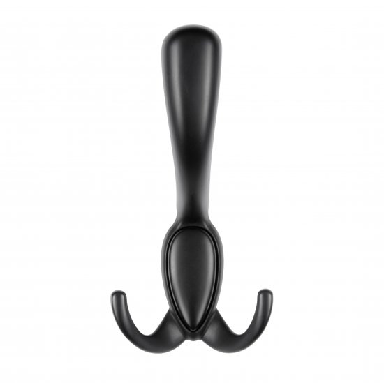 Мебельный крючок N00-N00-MB 20 см ЦАМ черный