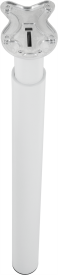 Ножка для мебели телескопическая круглая Edson ⌀50 мм высота 710-1100 мм белая