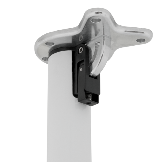 Ножка для мебели телескопическая круглая Edson ⌀50 мм высота 710-1100 мм белая