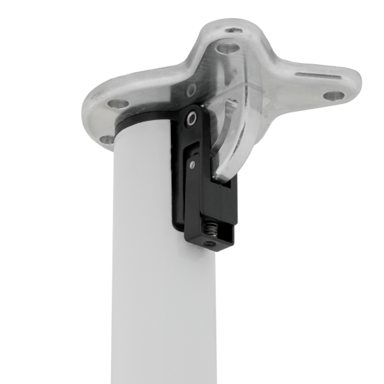 Ножка для мебели телескопическая круглая Edson ⌀50 мм высота 710-1100 мм белая