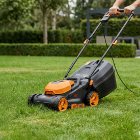 Газонокосилка аккумуляторная бесщеточная Worx WP733E 20 В 30 см 1x4 Ач АКБ и ЗУ входит в комплект