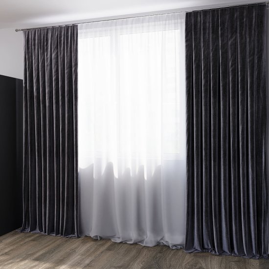 Тюль шифон белый 300х260 см Legrand Корсика с утяжелителем (58131400)