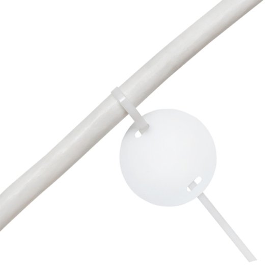 Бирка кабельная маркировочная EKF PROxima У-135 белая (100 шт.)