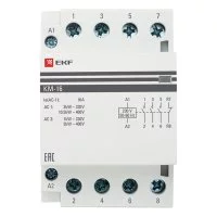 Контактор модульный EKF PROxima КМ (km-3-16-22) 230-400 В 16 А тип AC 2NО+2NC