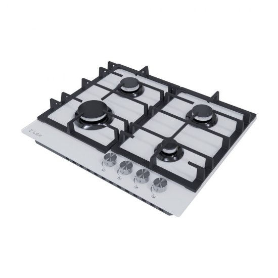 Варочная панель газовая Lex GVG 642A WH 4 конфорки белая