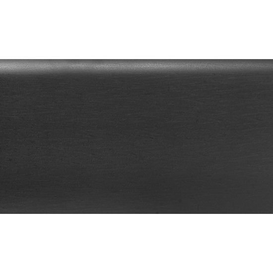 Плинтус напольный Atrium РМ полистирол ударопрочный цвет черный 2000x16x80 мм