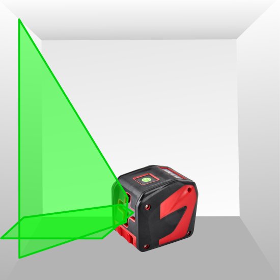 Нивелир лазерный Elitech ПЛ 7-ЗЕЛ зеленый луч штатив в комплекте, 30 м