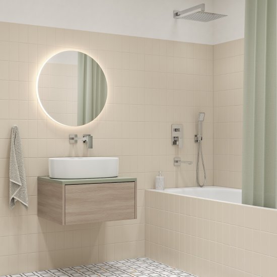 Душевая система Iddis Folk FOLSB03i68 скрытого монтажа цвет хром