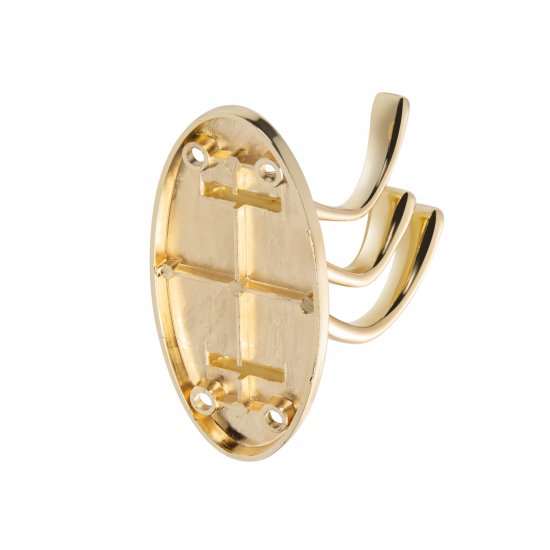 Мебельный крючок N00-N00-KG 10 см ЦАМ золото