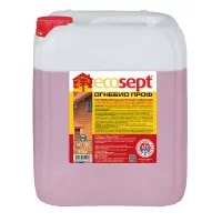 Антисептик Ecosept Огнебио проф огнебиозащитный I группа розовый 11 кг