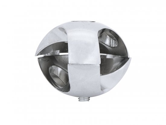 Держатель-краб 2-х труб правый ⌀25 хром