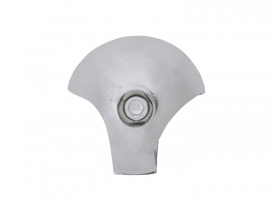 Держатель-краб 2-х труб правый ⌀25 хром