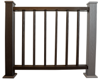 Комплект ограждений прямоугольных Стандарт 1100x1000 мм ДПК