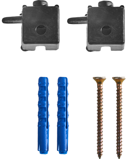 Держатель потолочный для профиля Arttex Facile пластик цвет черный 2 см