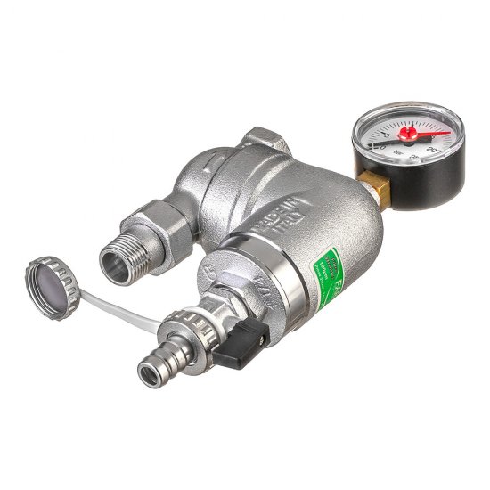 Фильтр промывной Far с манометром 1/2 ВР(г) х 1/2 НР(ш) (FA 39A6 12100)