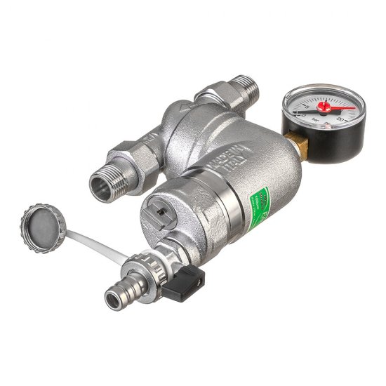 Фильтр промывной Far с манометром 1/2 НР(ш) х 1/2 НР(ш) (FA 39M4 12100)