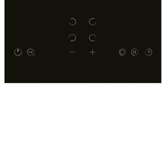 Варочная панель электрическая Lex EVH 642A BL 4 конфорки черная