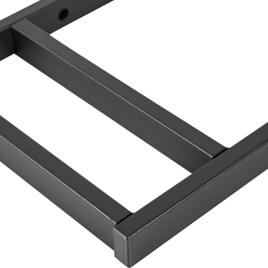 Боковина для стеллажа Лофт 630 мм сталь черная