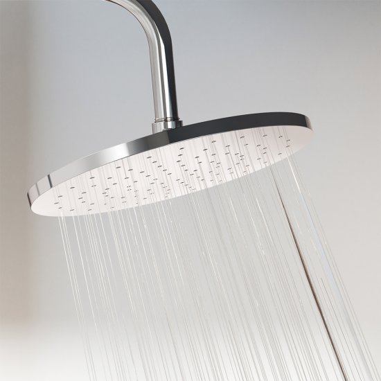 Душевая система Damixa Jupiter с верхним душем с лейкой со смесителем хром (977740000)