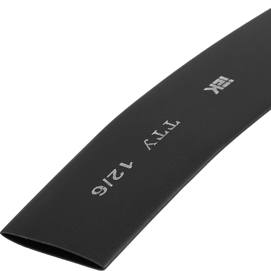 Термоусадочная трубка IEK нг-LS 12/6 мм 2 м цвет черный