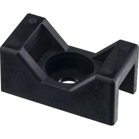 Площадка для крепления стяжек Duwi 29x15 мм нейлоновая черная (10 шт.) (30203 2)