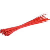 Стяжка кабельная Duwi 150x2,5 мм нейлоновая красная (25 шт.) (30226 1)