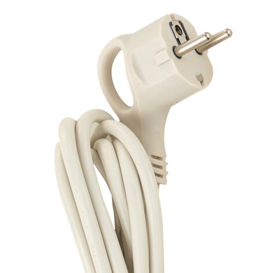 Сетевой фильтр Düwi 5 розеток 3 м 10 А 2,2 кВт слоновая кость (32572 7)