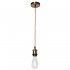 Светильник подвесной Arte Lamp Electra E27 60 Вт 2 кв.м медь IP20 (A7002SP-1PB)