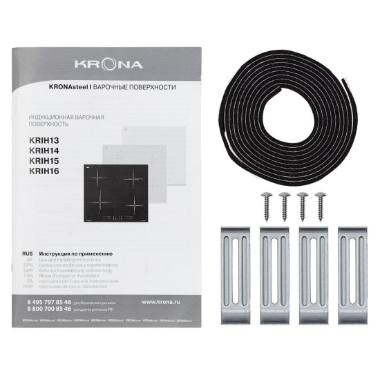 Варочная панель индукционная Krona Genesis 60 BL 4 конфорки черная