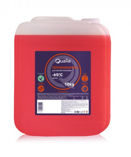 Теплоноситель Qualia QA1065 -65°C 10 кг этиленгликоль