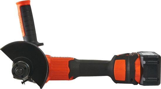 УШМ аккумуляторная бесщеточная Спец БШУ-125-18ЛИ/Б, 20 В Li-ion 2x4 Ач, 125 мм