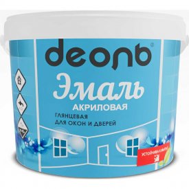 Акриловая эмаль для окон и дверей Деоль DEA27
