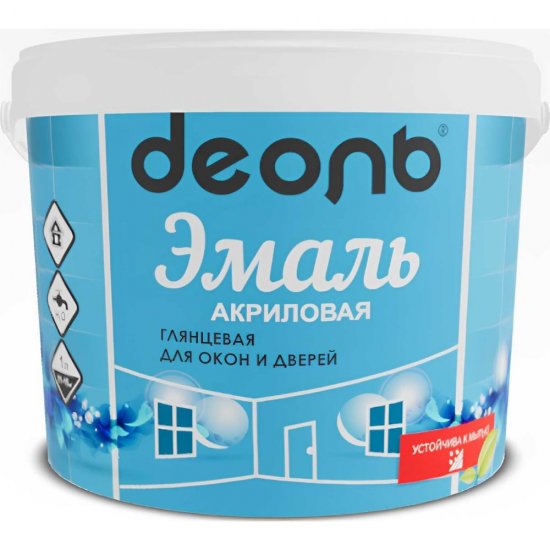 Акриловая эмаль для окон и дверей Деоль DEA27