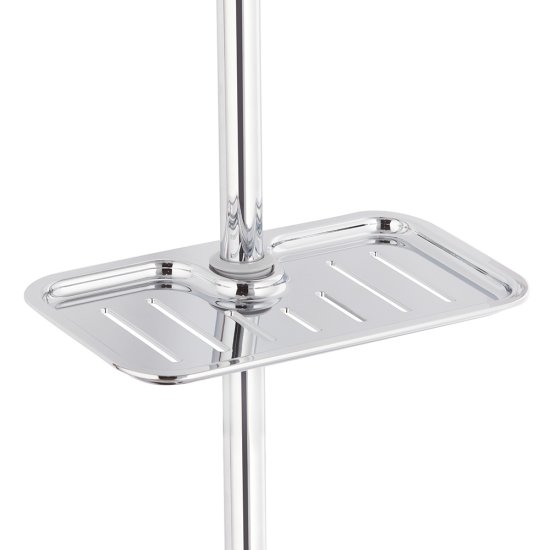 Душевой комплект Lemark с верхним душем с лейкой хром (LM8804C)