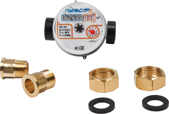 Счетчик для воды универсальный Пульсар 1/2