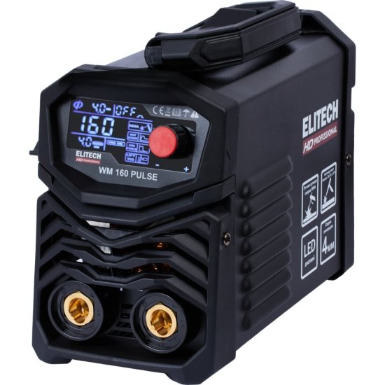 Инверторный сварочный аппарат Elitech HD WM 160 Pulse