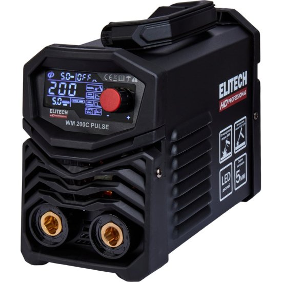 Инверторный сварочный аппарат Elitech HD WM 200c Pulse