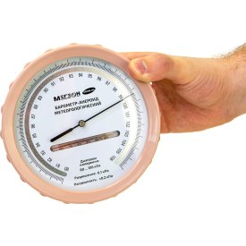 Метеорологический барометр-анероид МЕГЕОН БАММ-1М с поверкой