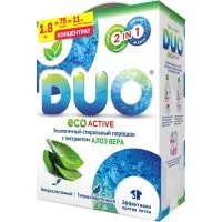 Стиральный порошок для стирки белого и цветного белья DUO active