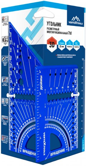Угольник Vertextools 169 мм