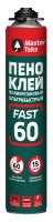 Клей-пена профессиональная Masterteks ультрабыстросохнущая всесезонная 750 мл