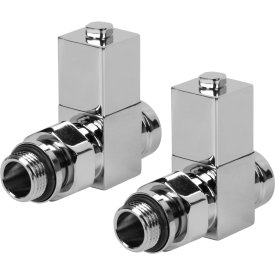 Прямой набор дизайн-вентилей Royal Thermo CUBE