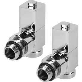 Угловой набор дизайн-вентилей Royal Thermo CUBE