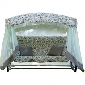 Трехместные садовые качели OLSA Турин Премиум FLOWER