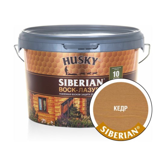 Воск-лазурь HUSKY SIBERIAN
