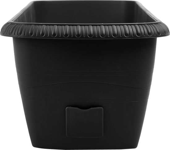 Ящик балконный Жардин 60x20x15.5 см v18 л пластик серый