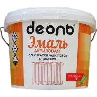 Акриловая эмаль для радиаторов отопления Деоль DEAR27