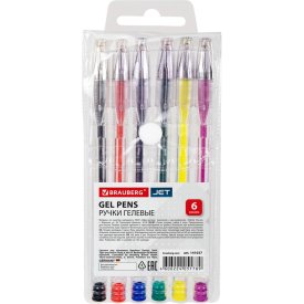 Гелевые ручки BRAUBERG Jet